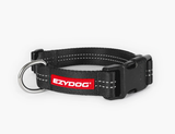 EzyDog Essential Adjustable Dog Collar Black [SZ:SMALL]