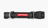 EzyDog Essential Adjustable Dog Collar Black [SZ:SMALL]