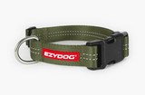 EzyDog Essential Adjustable Dog Collar Green [SZ:SMALL]