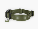 EzyDog Essential Adjustable Dog Collar Green [SZ:SMALL]