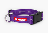 EzyDog Essential Adjustable Dog Collar Purple [SZ:SMALL]