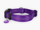 EzyDog Essential Adjustable Dog Collar Purple [SZ:SMALL]