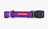 EzyDog Essential Adjustable Dog Collar Purple [SZ:SMALL]