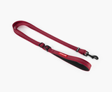 EzyDog Essential Adjustable Dog Leash Burgundy [SZ:180cm x 25cm]