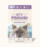 Air Proudi Premium Air Dried Kangaroo & Beef Cat Food 400g