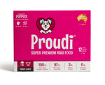 Proudi Puppy Turkey & Beef Raw Dog Food 1.2kg