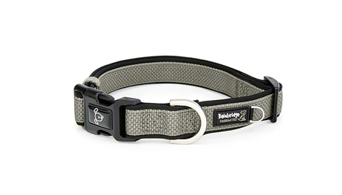 Bainbridge Premium Sport Dog Collar Silver