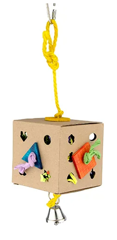 Bainbridge Destructive Activity Box with Bell Bird Toy