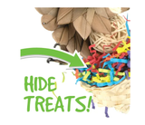 Bainbridge Naturals Palm Flower Pot Bird Toy