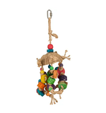 Bainbridge Destructive Coconut Chime Bird Toy