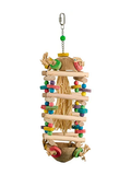 Bainbridge Destructive Coconut Tower Bird Toy