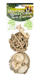 Bainbridge Small Animal Toy - Natural Ball Combo - Maize & Seagrass
