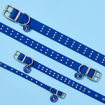 Gummi Pet Bling Collar Blue