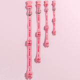 Gummi Pet Slick Collar Pink