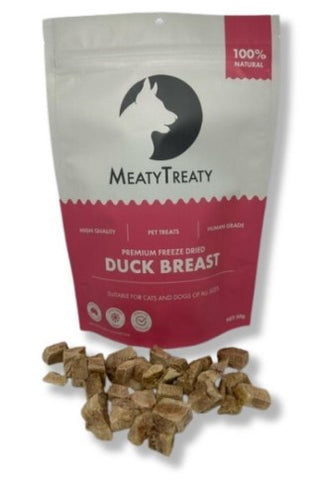 Meaty Treaty Freeze Dried Duck Breast Dog Treat
