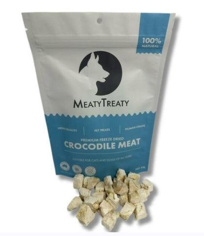 Meaty Treaty Freeze Dried Crocodile Meat Treat