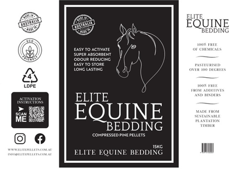 Elite Pelletized Pine Equine Bedding 15kg