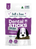 Bell & Bone Roo, Mint & Tumeric Dog Dental Stick Medium