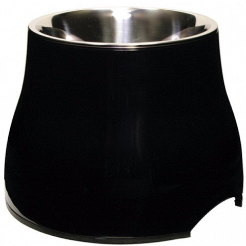 Dogit 2 In 1 Elevated Dog Dish Black 300ml