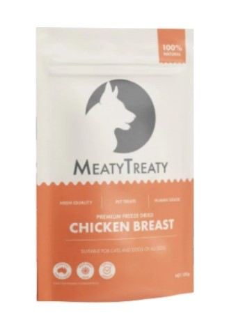 Meaty Treaty Freeze Dried Chicken Breast 100g