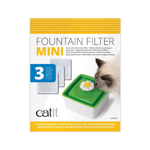 Catit 2.0 Mini Fountain Filter Cartridge 3 Pack