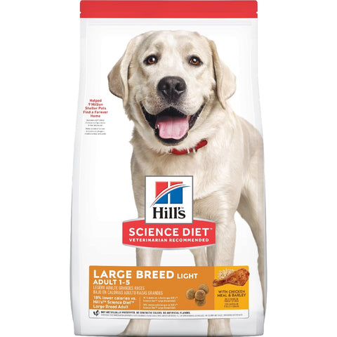 Hills Science Diet Large Breed Light Dry Dog Food 12kg