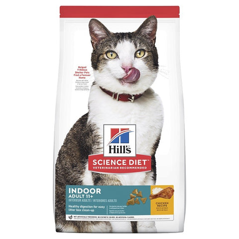 Hills Science Diet Senior Adult 11+ Indoor Dry Cat Food 3.17kg