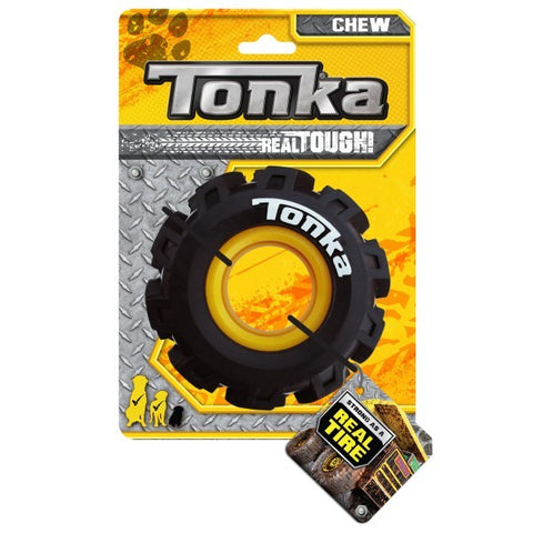 Tonka Seismic Tread Tyre Black & Yellow 12.5cm