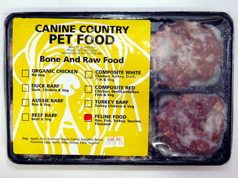 Canine Country Kangaroo Feline Barf Tray 1kg
