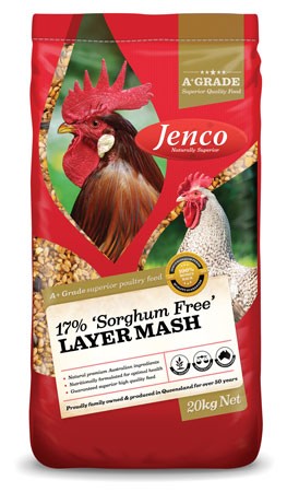 Jenco Sorghum Free 17% - Protein Layer Mash 20kg