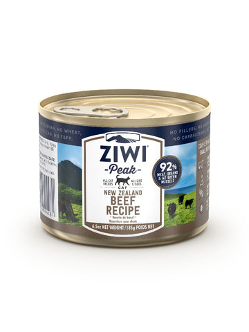 Ziwi Peak Beef Wet Cat Can Tray 12 x 185g
