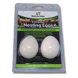 Bainbridge Ceramic Chicken Poultry Nesting Dummy Eggs