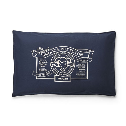 Snooza Organic Futon Blue Dog Bed