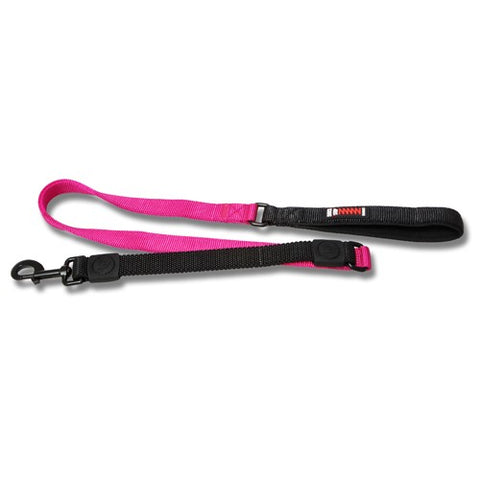 Bainbridge Premium Nylon Shock Absorbing Dog Lead 25mm x 120cm Pink