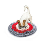 All For Paws Dig it Play & Treat Round Fluffy Mat - Snuffle Mat