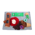 All For Paws Dig It Play & Treat Mat with Raccoon - Snuffle Mat