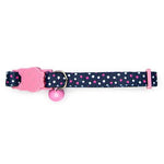 Bainbridge Dotted Cat Collar - Blue