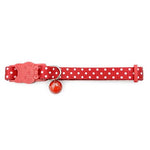 Bainbridge Dotted Cat Collar - Red