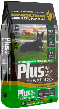 Enduro Working Dog Plus Dry Dog Food 20kg