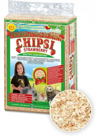 Chipsi Strawberry Animal Bedding 3.2kg