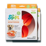 Spin Interactive Adjustable Slow Feeder Bowl For Cats & Dogs Flower