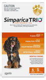 Simparica Trio 5.1-10Kg (Orange) 3 Pack