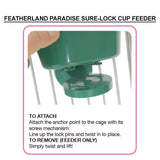Featherland Paradise Sure-Lock Cup Feeder