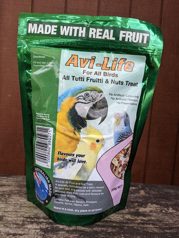 Avi Life Tutti Fruiti & Nut Treats For All Birds 500g