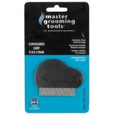 Master Grooming Tools Controured Grip Flea Comb