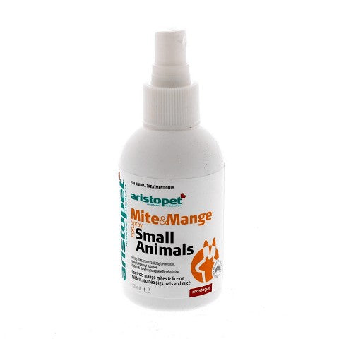 Aristopet Mite & Mange Spray for Small Animals 125ml