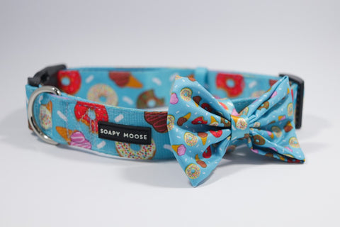 Soapy Moose Adjustable Collar with Bow Tie Sweet Temptations
