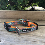 Soapy Moose Adjustable Collar with Bow Tie Morrocan Sunrise