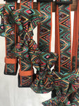 Soapy Moose Adjustable Collar with Bow Tie Morrocan Sunrise