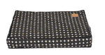 Mog & Bone Classic Cushion Bed Black Metallic Cross Stitch XL